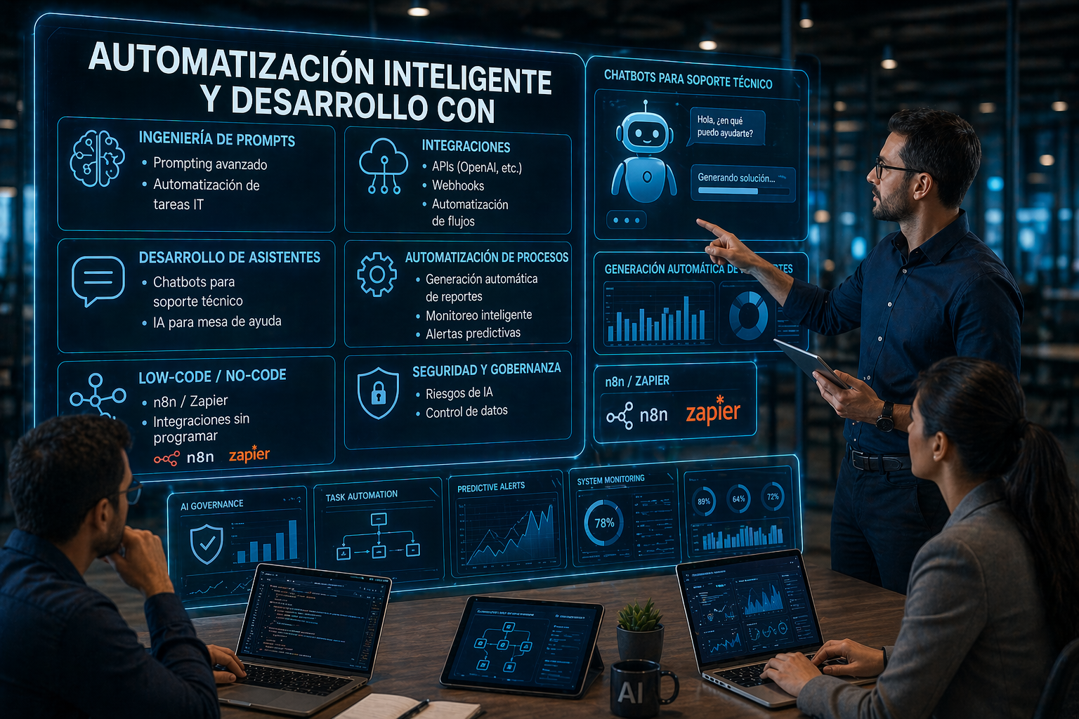 AUTOMATIZACIÓN INTELIGENTE Y DESARROLLO CON IA - ABIA